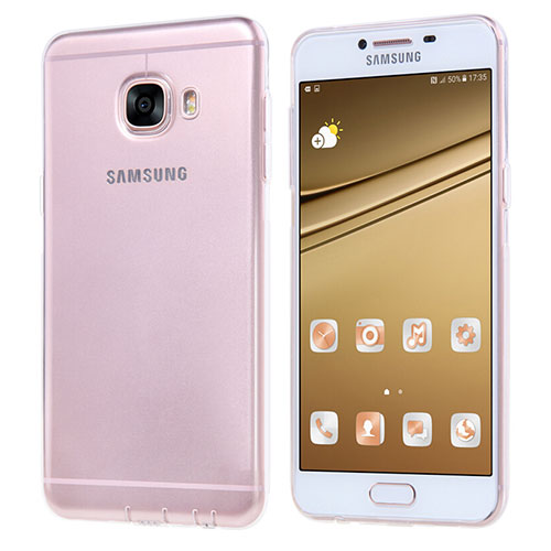 Ultra-thin Transparent TPU Soft Case T06 for Samsung Galaxy C7 SM-C7000 Clear