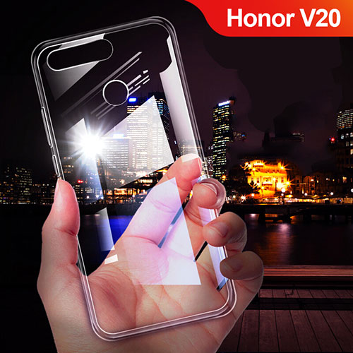 Ultra-thin Transparent TPU Soft Case T07 for Huawei Honor V20 Clear