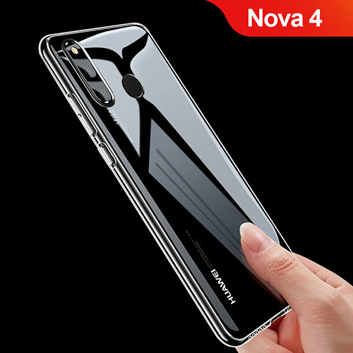 Ultra-thin Transparent TPU Soft Case T07 for Huawei Nova 4 Clear