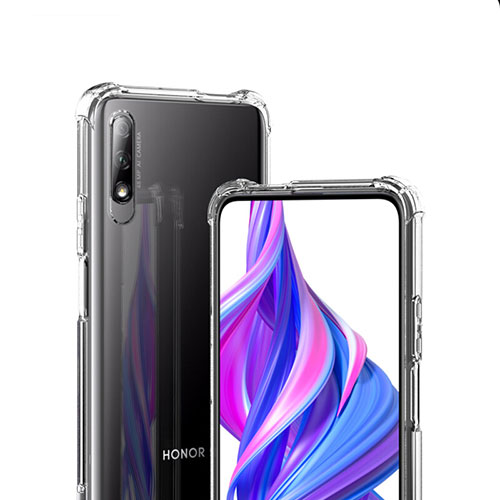 Ultra-thin Transparent TPU Soft Case T07 for Huawei Y9 Prime (2019) Clear