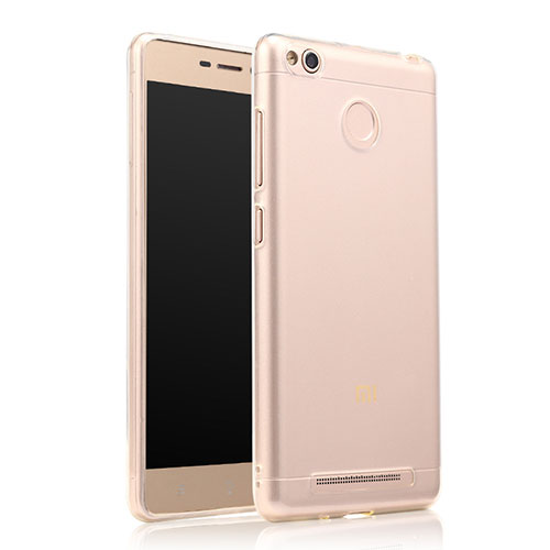 Ultra-thin Transparent TPU Soft Case T07 for Xiaomi Redmi 3 High Edition Clear