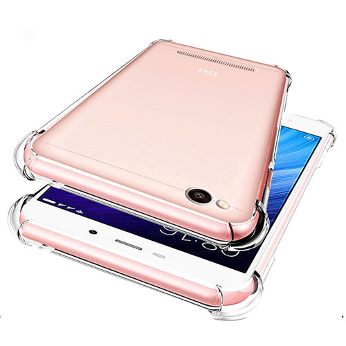 Ultra-thin Transparent TPU Soft Case T07 for Xiaomi Redmi 4A Clear