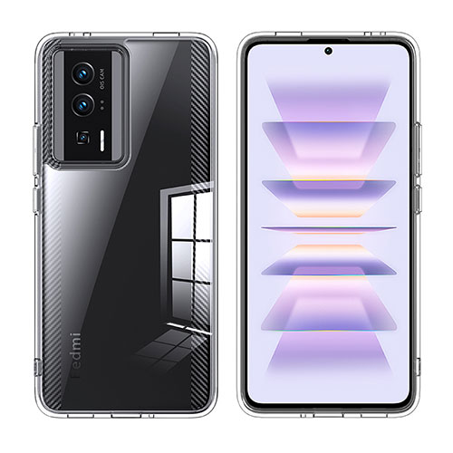 Ultra-thin Transparent TPU Soft Case T07 for Xiaomi Redmi K60 Pro 5G Clear