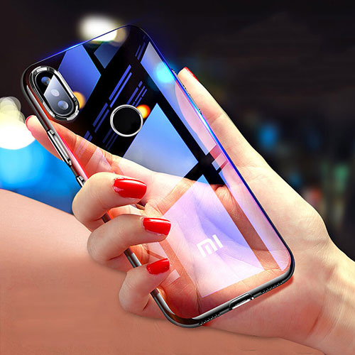 Ultra-thin Transparent TPU Soft Case T08 for Xiaomi Mi 8 SE Black