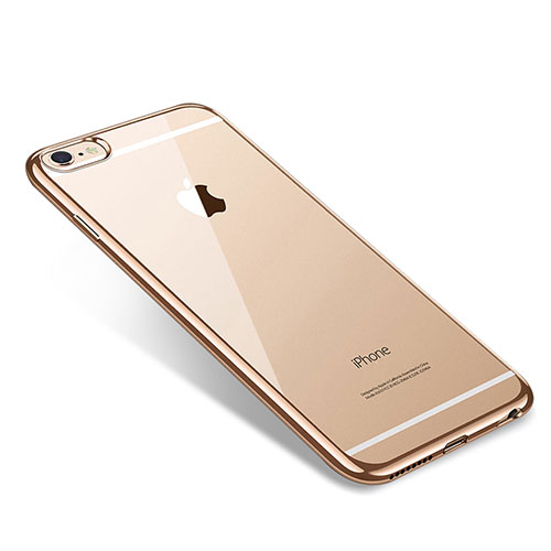 Ultra-thin Transparent TPU Soft Case T09 for Apple iPhone 6S Plus Gold