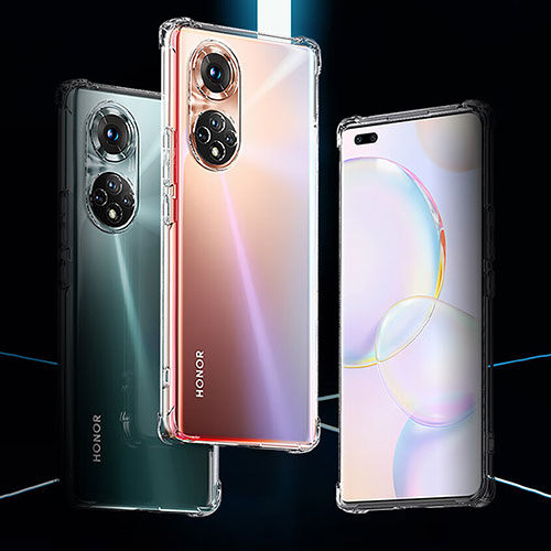 Ultra-thin Transparent TPU Soft Case T09 for Huawei Honor 50 Pro 5G Clear