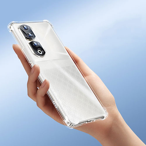 Ultra-thin Transparent TPU Soft Case T09 for Huawei Honor 90 Pro 5G Clear