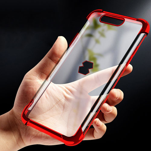 Ultra-thin Transparent TPU Soft Case T09 for Xiaomi Black Shark Red