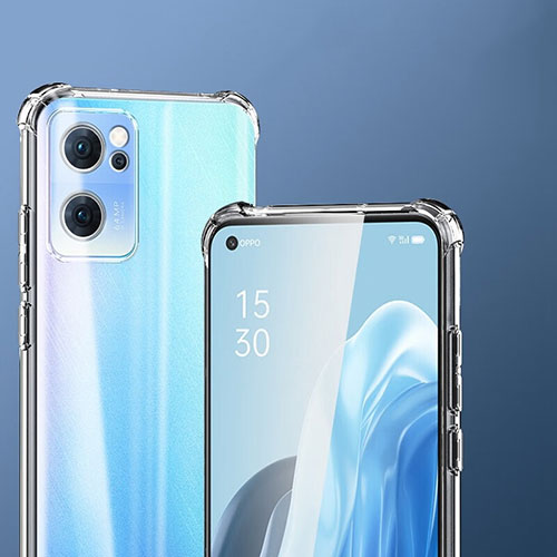 Ultra-thin Transparent TPU Soft Case T10 for Oppo Find X5 Lite 5G Clear