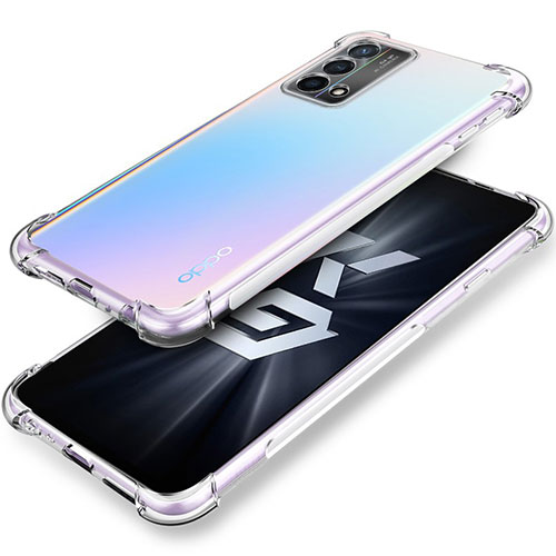 Ultra-thin Transparent TPU Soft Case T10 for Oppo K9 5G Clear