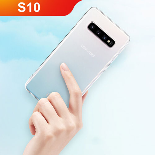 Ultra-thin Transparent TPU Soft Case T10 for Samsung Galaxy S10 Clear