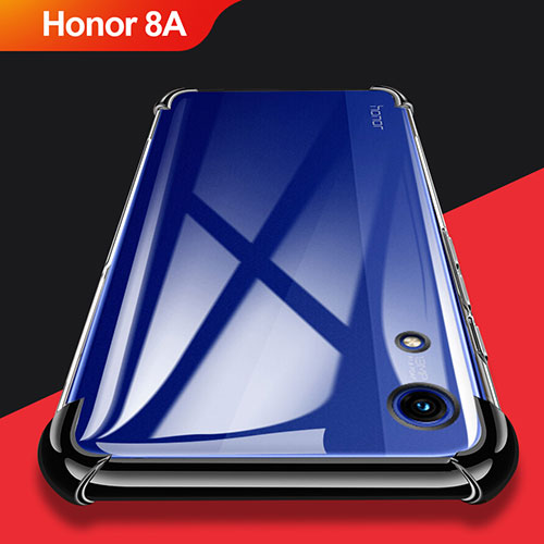 Ultra-thin Transparent TPU Soft Case T11 for Huawei Honor 8A Black