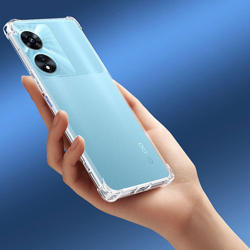 Ultra-thin Transparent TPU Soft Case T11 for Oppo A1 5G Clear