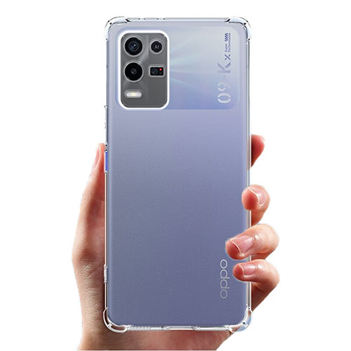 Ultra-thin Transparent TPU Soft Case T11 for Oppo K9X 5G Clear