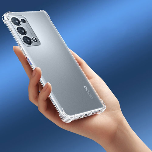 Ultra-thin Transparent TPU Soft Case T11 for Oppo Reno6 Pro+ Plus 5G Clear