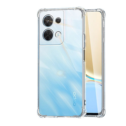 Ultra-thin Transparent TPU Soft Case T11 for Oppo Reno9 Pro+ Plus 5G Clear