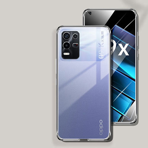 Ultra-thin Transparent TPU Soft Case T12 for Oppo K9X 5G Clear