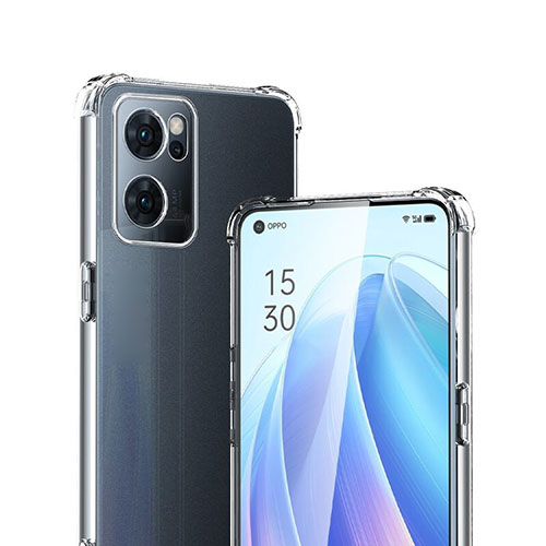 Ultra-thin Transparent TPU Soft Case T13 for Oppo Find X5 Lite 5G Clear