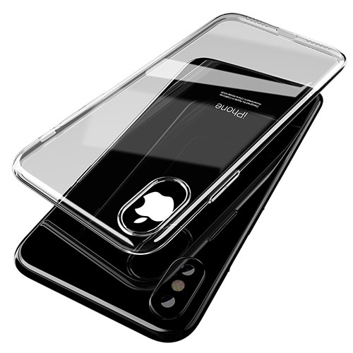 Ultra-thin Transparent TPU Soft Case T14 for Apple iPhone Xs Clear