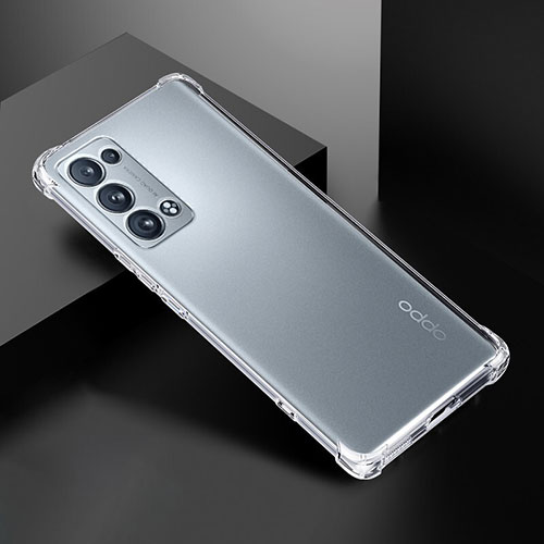 Ultra-thin Transparent TPU Soft Case T14 for Oppo Reno6 Pro+ Plus 5G Clear