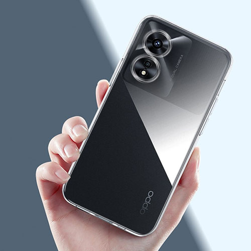 Ultra-thin Transparent TPU Soft Case T15 for Oppo A1 Pro 5G Clear