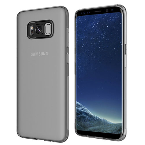 Ultra-thin Transparent TPU Soft Case T15 for Samsung Galaxy S8 Black