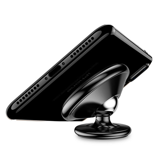 Universal Car Suction Cup Mount Magnetic Cell Phone Holder Stand Black