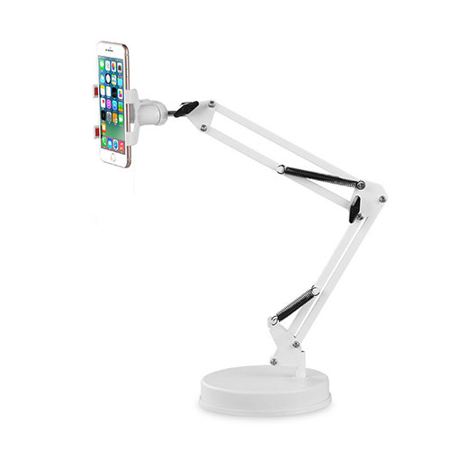 Universal Cell Phone Stand Smartphone Holder for Desk K34 White