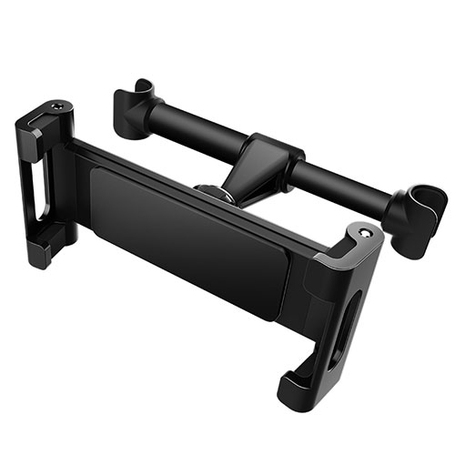 Universal Fit Car Back Seat Headrest Tablet Mount Holder Stand B02 for Samsung Galaxy Tab S7 Plus 12.4 Wi-Fi SM-T970 Black