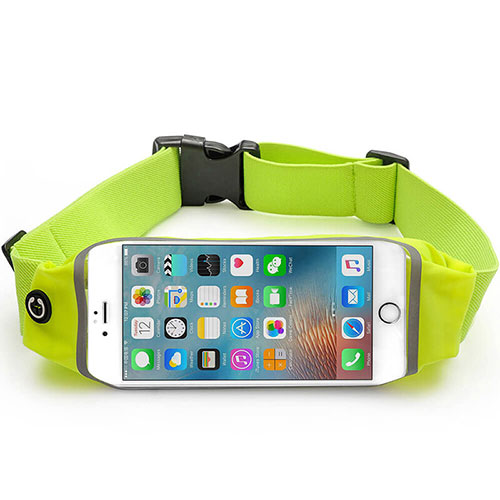 Universal Gym Sport Running Jog Belt Loop Strap Case B29 Green