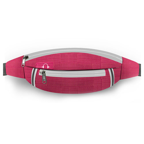 Universal Gym Sport Running Jog Belt Loop Strap Case L09 Red