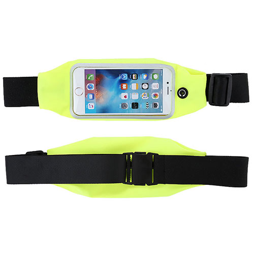 Universal Gym Sport Running Jog Belt Loop Strap Case L10 Green