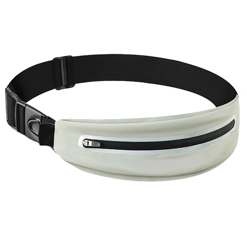 Universal Gym Sport Running Jog Belt Loop Strap Case L11 White