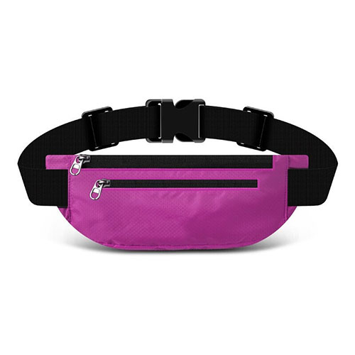 Universal Gym Sport Running Jog Belt Loop Strap Case S03 Hot Pink