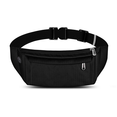 Universal Gym Sport Running Jog Belt Loop Strap Case S04 Black