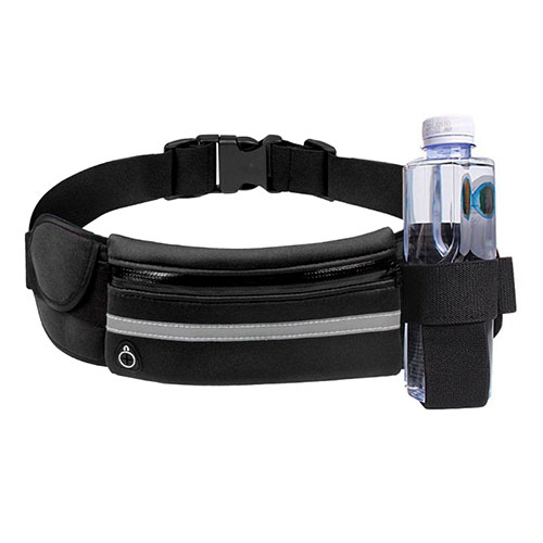 Universal Gym Sport Running Jog Belt Loop Strap Case S16 Black