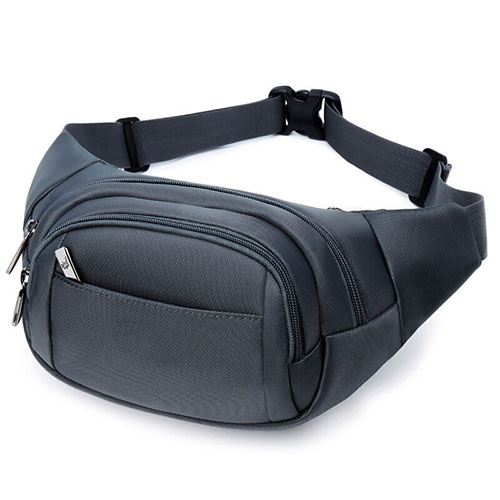 Universal Gym Sport Running Jog Belt Loop Strap Case S17 Gray