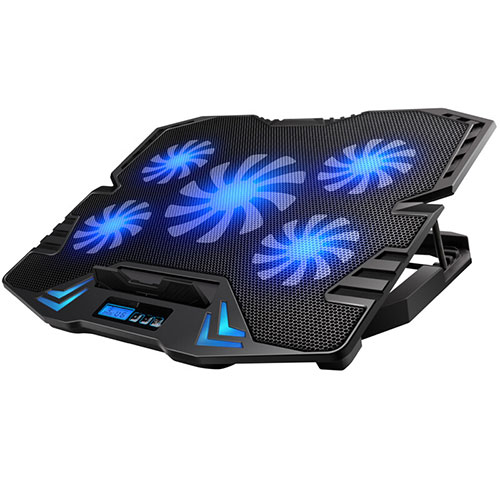 Universal Laptop Stand Notebook Holder Cooling Pad USB Fans 9 inch to 16 inch M14 for Huawei Honor MagicBook 14 Black