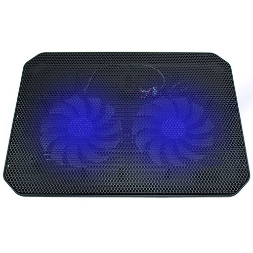 Universal Laptop Stand Notebook Holder Cooling Pad USB Fans 9 inch to 16 inch M20 for Apple MacBook Pro 15 inch Black