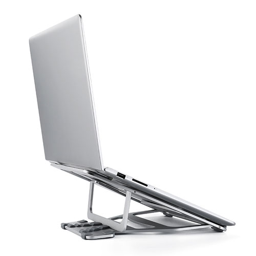 Universal Laptop Stand Notebook Holder K03 for Huawei Honor MagicBook 14 Silver