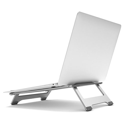 Universal Laptop Stand Notebook Holder K05 for Apple MacBook Pro 15 inch Silver