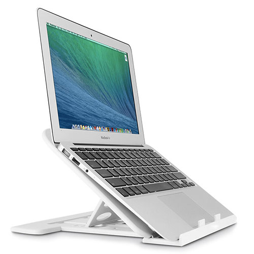 Universal Laptop Stand Notebook Holder S02 for Apple MacBook Pro 13 inch Silver