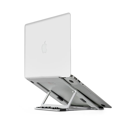 Universal Laptop Stand Notebook Holder T08 for Huawei MateBook D14 (2020) Silver