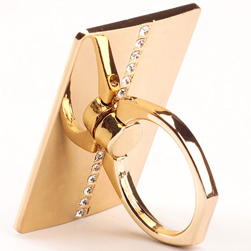 Universal Mobile Phone Finger Ring Stand Holder R10 Gold