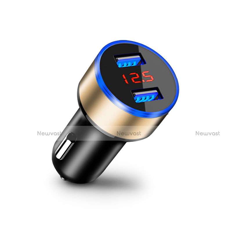 3.1A Car Charger Adapter Dual USB Twin Port Cigarette Lighter USB Charger Universal Fast Charging K03