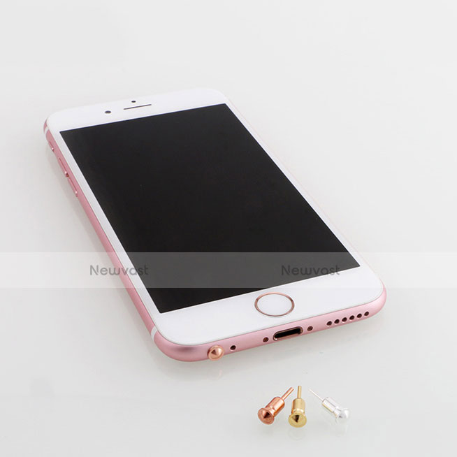 3.5mm Anti Dust Cap Earphone Jack Plug Cover Protector Plugy Stopper Universal D05 Rose Gold