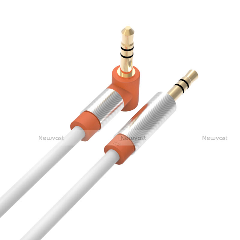 3.5mm Male to Male Stereo Aux Auxiliary Audio Extension Cable A11 Orange