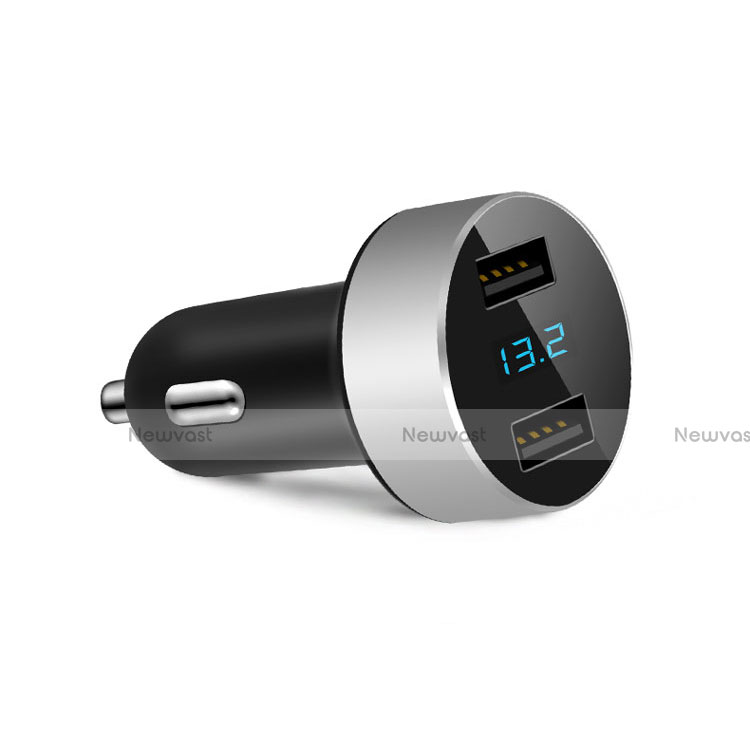 4.8A Car Charger Adapter Dual USB Twin Port Cigarette Lighter USB Charger Universal Fast Charging K07