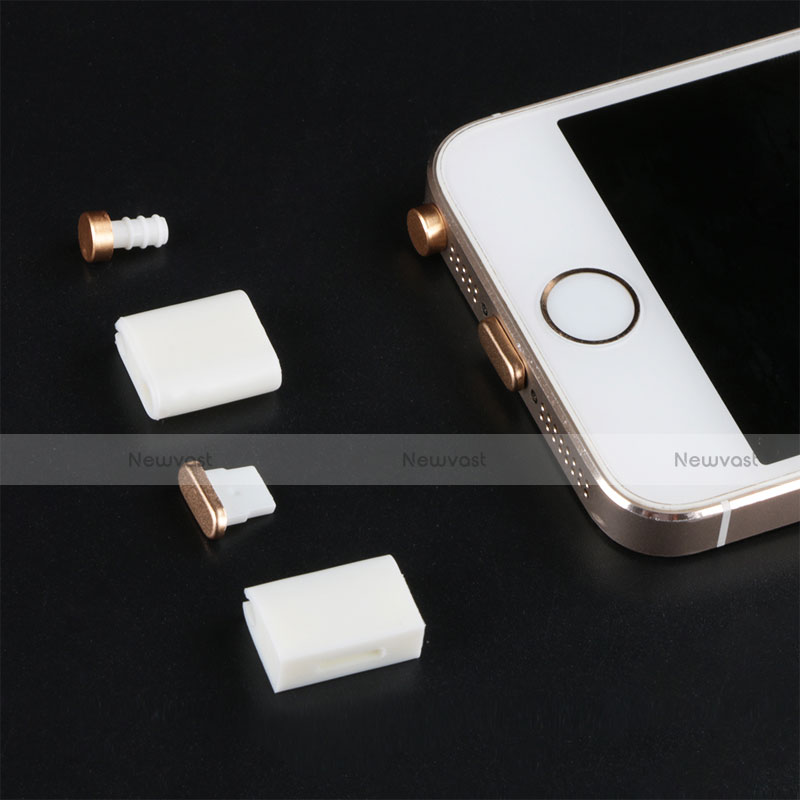 Anti Dust Cap Lightning Jack Plug Cover Protector Plugy Stopper Universal J05 for Apple iPad 4 Rose Gold