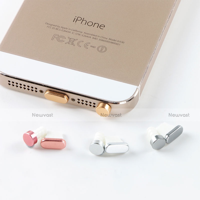 Anti Dust Cap Lightning Jack Plug Cover Protector Plugy Stopper Universal J05 for Apple iPhone Xs Max Silver